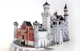 DIY cardboard castle: master class from photo diagrams