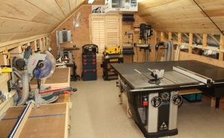 Projects of garages for two cars with an attic - stages of construction