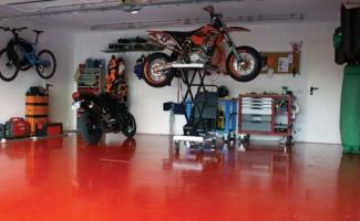 Practical ideas for decorating a garage in the middle