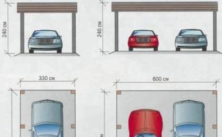 Garage for 2 cars: dimensions, planning and proper design